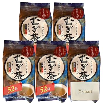 Amazon | のむらの茶園 むぎ茶 ティーバッグ 7.5g 52袋入 5個